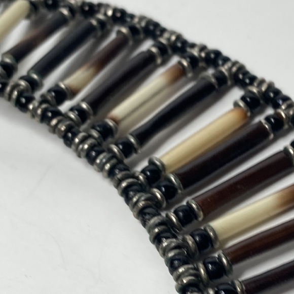 Beaded Tribal Primitive Necklace - Picture 13 of 14